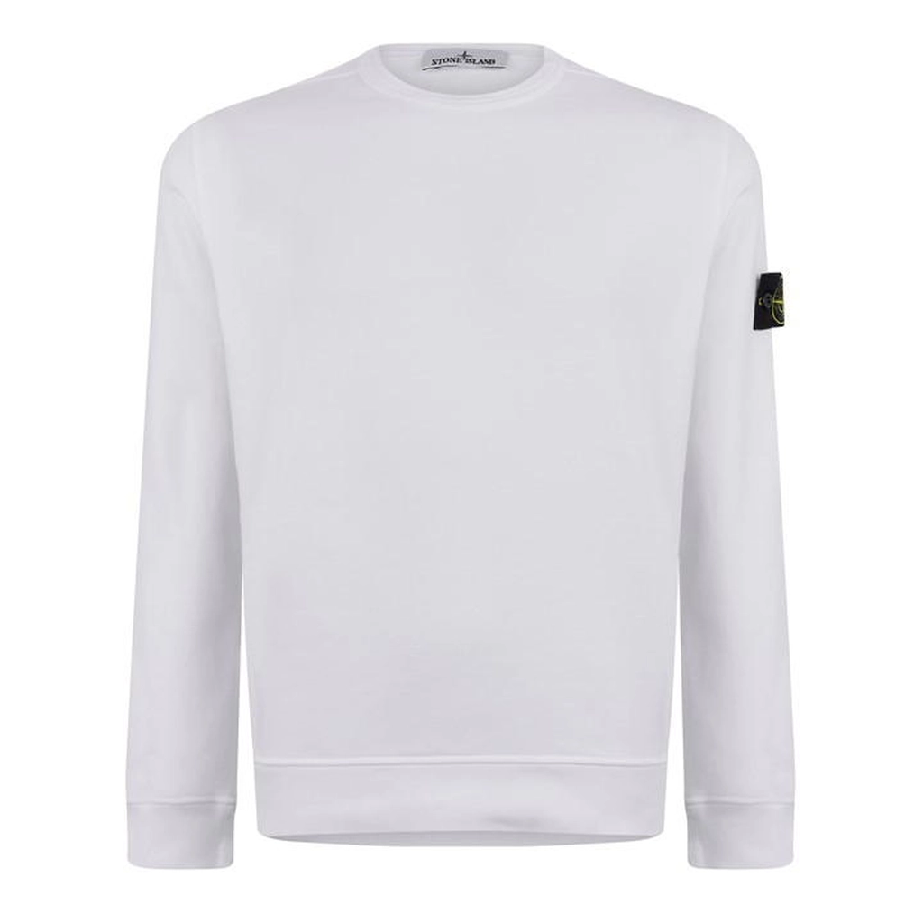Stone Island Crew Neck Sweatshirt - White